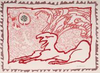 Pierre Alechinsky SPHINX AU CHAPEAU Etching - Sold for $1,920 on 11-15-2025 (Lot 40).jpg